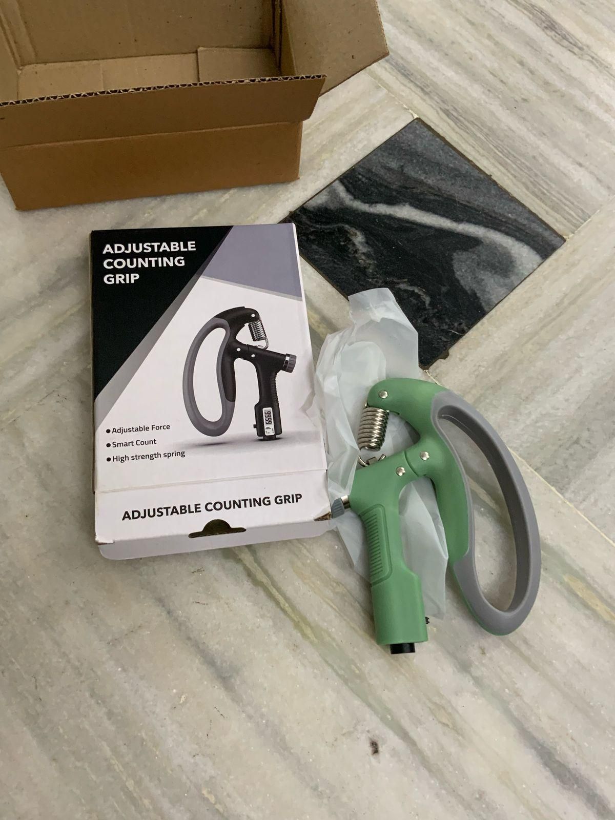 Adjustable Counting Hand Grip Strengthener - Build Grip Power