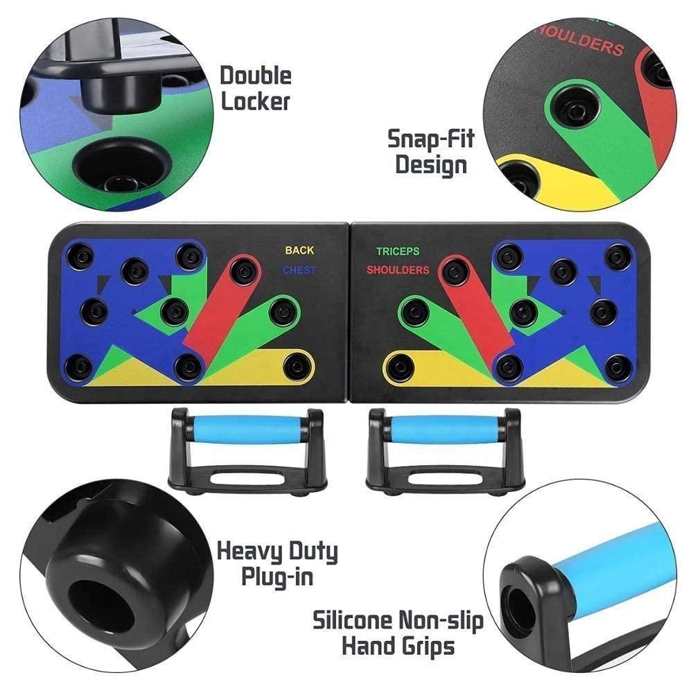 Fitbeast 2.0 Push Up Board - Color-Coded Workout System