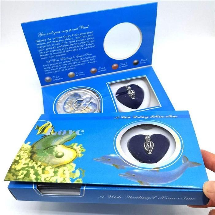 Real Pearl Necklace Gift Set - Freshwater Pearl in Oyster Shell Can