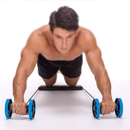 Roller Wheel with Knee Pad - Core Workout Equipment