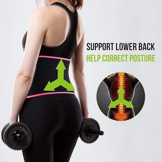 Adjustable Waist Trimmer Belt - Fitness Support & Compression