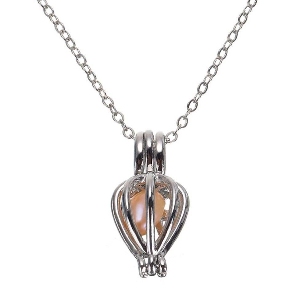 Real Pearl Necklace Gift Set - Freshwater Pearl in Oyster Shell Can