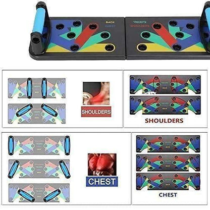 Fitbeast 2.0 Push Up Board - Color-Coded Workout System