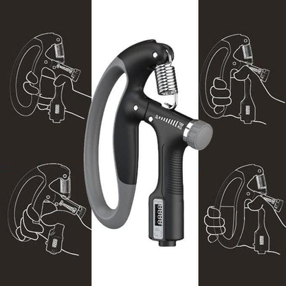 Adjustable Counting Hand Grip Strengthener - Build Grip Power