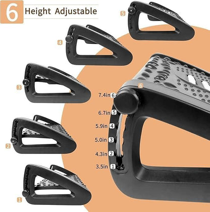 Ergonomic Footrest Massage Stool - Relieve Leg & Foot Fatigue