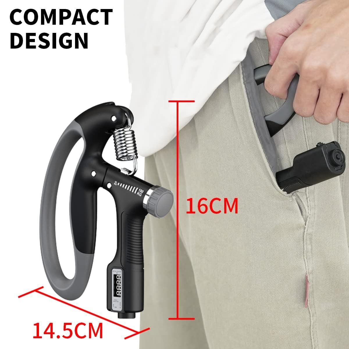 Adjustable Counting Hand Grip Strengthener - Build Grip Power