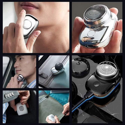 Mini Electric Shaver for Men - Portable Rechargeable Trimmer | Compact Travel Shaver