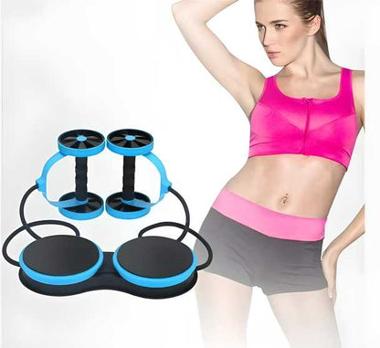 Roller Wheel with Knee Pad - Core Workout Equipment